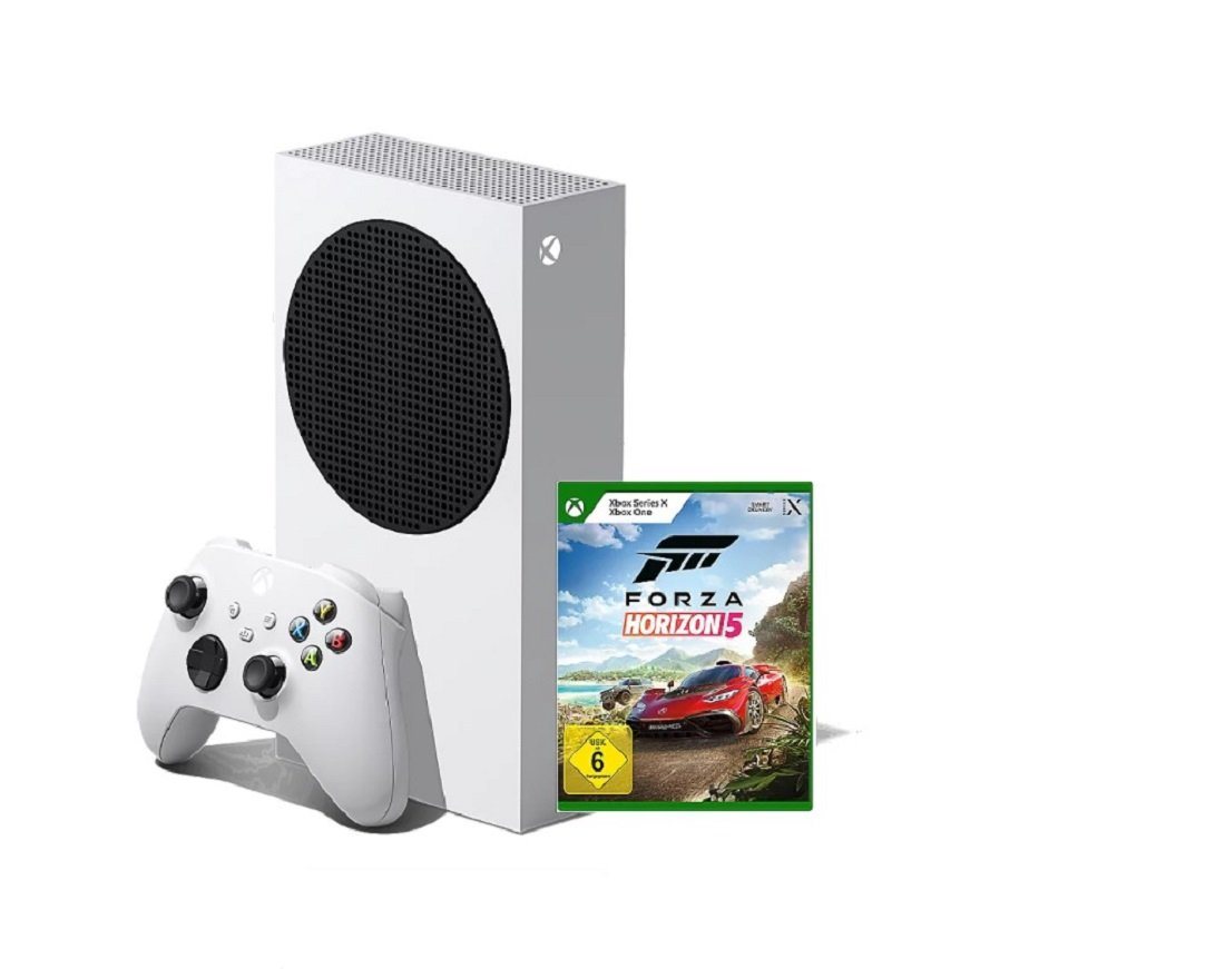 Xbox Series S Spielkonsole + Forza Horizon 5 Xbox Digital Xbox-Controller von Xbox
