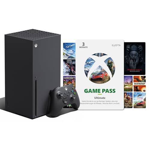 Xbox Series X + Game Pass Ultimate (3 Monate Mitgliedschaft) von Xbox