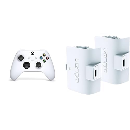 Xbox Wireless Controller Robot White+Venom Doppelpack mit wiederaufladbarem Akku Controller - Weiß Series X & S One Xbox Wireless Controller Robot White+Venom Doppelpack mit wiederaufladbarem Akku Controller - Weiß Series X & S One von Xbox