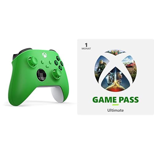 Xbox Wireless Controller - Standard - Velocity Green + Game Pass Ultimate 1M von Xbox
