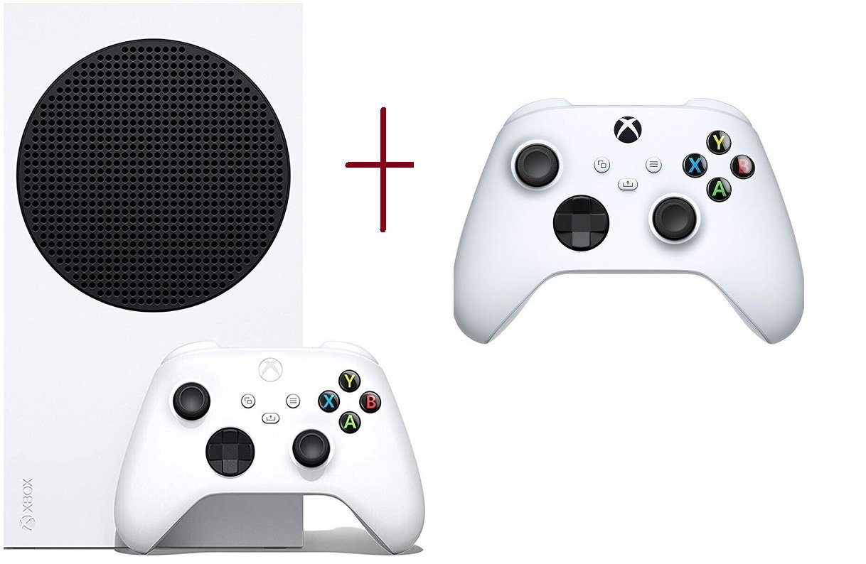 Xbox Xbox Series S KONSOLE inklusiv 2 Controller 512 GB Xbox-Controller von Xbox