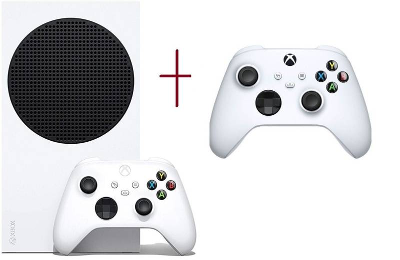 Xbox Xbox Series S KONSOLE inklusiv 2 Controller 512 GB Xbox-Controller von Xbox