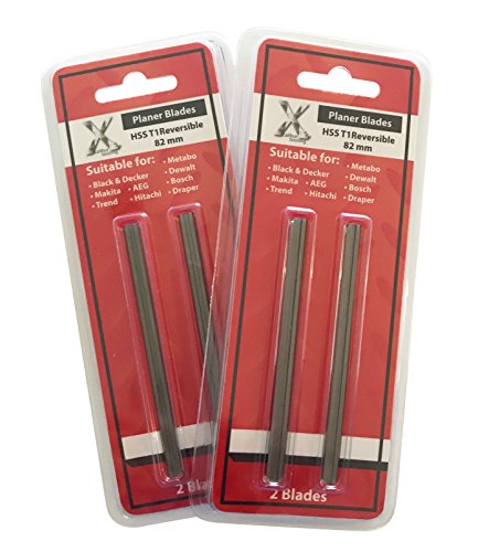 Xcalibur Tooling 82mm Reversible Hobelmesser kompatibel mit Bosch Black und Decker DeWalt Pack of 4 Xcalibur Tooling 82mm Reversible Hobelmesser kompatibel mit Bosch Black und Decker DeWalt Pack of 4 von Xcalibur Tooling