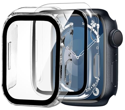 Xcase 2er-Set Glas-Displayschutz für Apple Watch Series 7/8 (41 mm) von Xcase