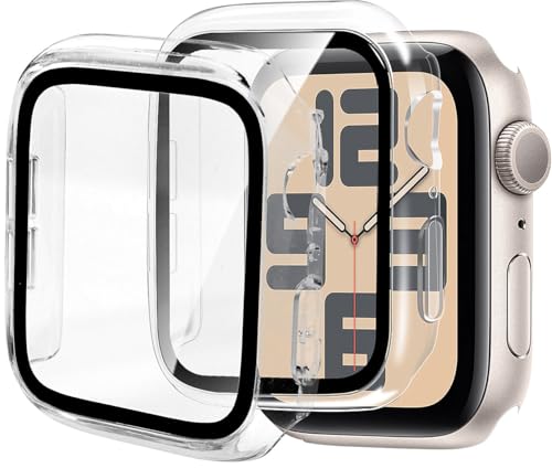 Xcase 2er-Set Glas-Displayschutz für Apple Watch Series SE (44 mm) von Xcase