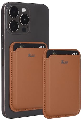 Xcase 2er Set Kartenhalter für iPhone, MagSafe-kompatibel, 3 Karten von Xcase