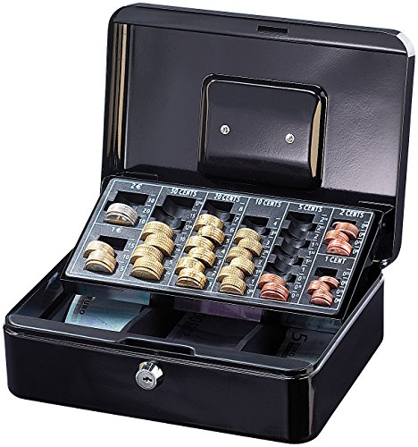 Xcase 3097 Geldkassette mit herausnehmbaren Euro Münzbrett von Xcase