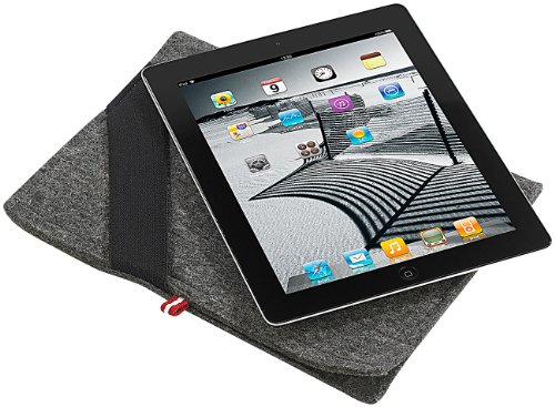 Xcase Tablet Cover: Hochwertige Filz-Tasche für 9,7" Tablets, Kunstleder-Außentasche (Windows Tablet-Hüllen, Universal-Tablet-Hüllen, Schutztasche) von Xcase