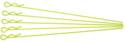 XCeed 1:10 Karosserie-Klammern Gelb (fluoreszierend) 1St. von Xceed