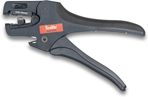 Xcelite SAS3210 Selbstjustierende Abisolierzange mit Feder, 32-10 AWG Abisolierbereich, 19,1 cm Länge, Fiberglas-Griff Xcelite SAS3210 Selbstjustierende Abisolierzange mit Feder, 32-10 AWG Abisolierbereich, 19,1 cm Länge, Fiberglas-Griff von Xcelite
