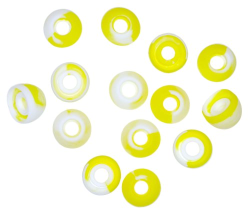 Xcessor 7 Paar (Satz Mit 14 Stück) Hochwertige Gummi Silikon Ohrpolster Ohrstöpsel Für In-Ear Ohrhörer. Kompatibel Mit Den Meisten In-Ohr Markenkopfhörern. Größe: M (Mittel). Gelb von Xcessor