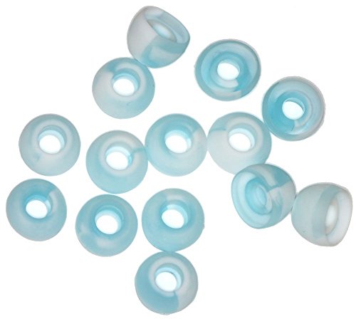 Xcessor 7 Paar (Satz Mit 14 Stück) Hochwertige Gummi Silikon Ohrpolster Ohrstöpsel Für In-Ear Ohrhörer. Kompatibel Mit Den Meisten In-Ohr Markenkopfhörern. Größe: S (Klein). Himmelblau von Xcessor