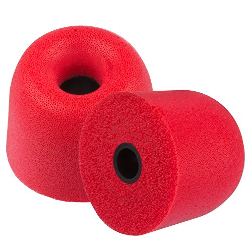 Xcessor FX3.0 (M) 4 Paar Memory Foam In Ear Kopfhörer Ohrpolster Größe Mittel. Rot von Xcessor