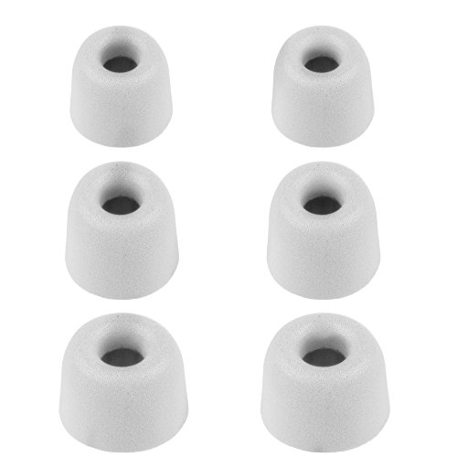 Xcessor FX4.9 (S/M/L) 3 Paar Memory Foam In Ear Kopfhörer Ohrpolster Größe S/M/L - Ersatz Schaum Tips für alle gängigen In-Ears Ohrstöpsel. Grau von Xcessor