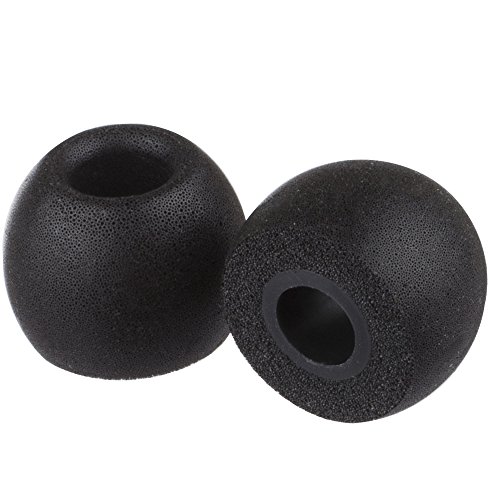 Xcessor FX4.9 Round (M) 4 Paar Memory Foam In Ear Kopfhörer Ohrpolster Größe Mittel. Schwarz von Xcessor