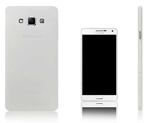 Xcessor Vapour Flexibel TPU Gel Schutzhülle Für Samsung Galaxy A7 SM-A700F. Opaco Weiß/Halb-Transparent von Xcessor