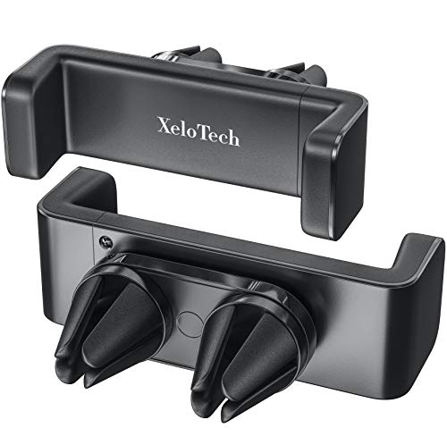 XeloTech Handy Halterung für Auto-Lüftung - kompatibel mit iPhone 15 Pro, 14 pro, 12 Pro, Samsung Galaxy S24, S23, A54, A72, A53, Huawei von XeloTech