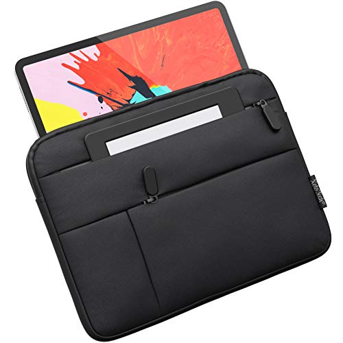 XeloTech Tasche kompatibel mit 9-11 Zoll Tablets wie iPad Pro 11 Zoll, iPad 10.9 2022, iPad 10.5, 9.7 - Elegantes klassisches Design - Schwarz von XeloTech