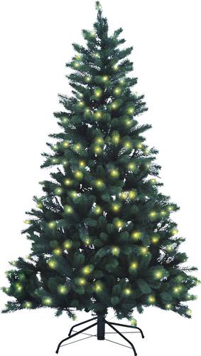 Xenotec PE-BM180 Künstlicher Weihnachtsbaum mit Beleuchtung Tanne Warmweiß LED Grün EEK: G (A - G von Xenotec