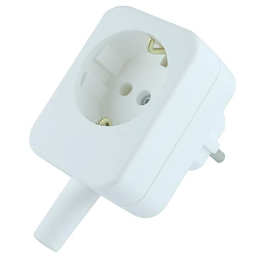 Xenterio Schutzkontakt-Zwischenstecker mit Kabelabzweig für zusätzlichen Verbraucher, 16A/230V~, Farbe weiß Xenterio Schutzkontakt-Zwischenstecker mit Kabelabzweig für zusätzlichen Verbraucher, 16A/230V~, Farbe weiß von Xenterio