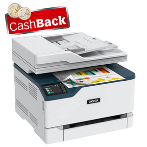 AKTION: xerox C235 4 in 1 Farblaser-Multifunktionsdrucker weiß mit CashBack von Xerox