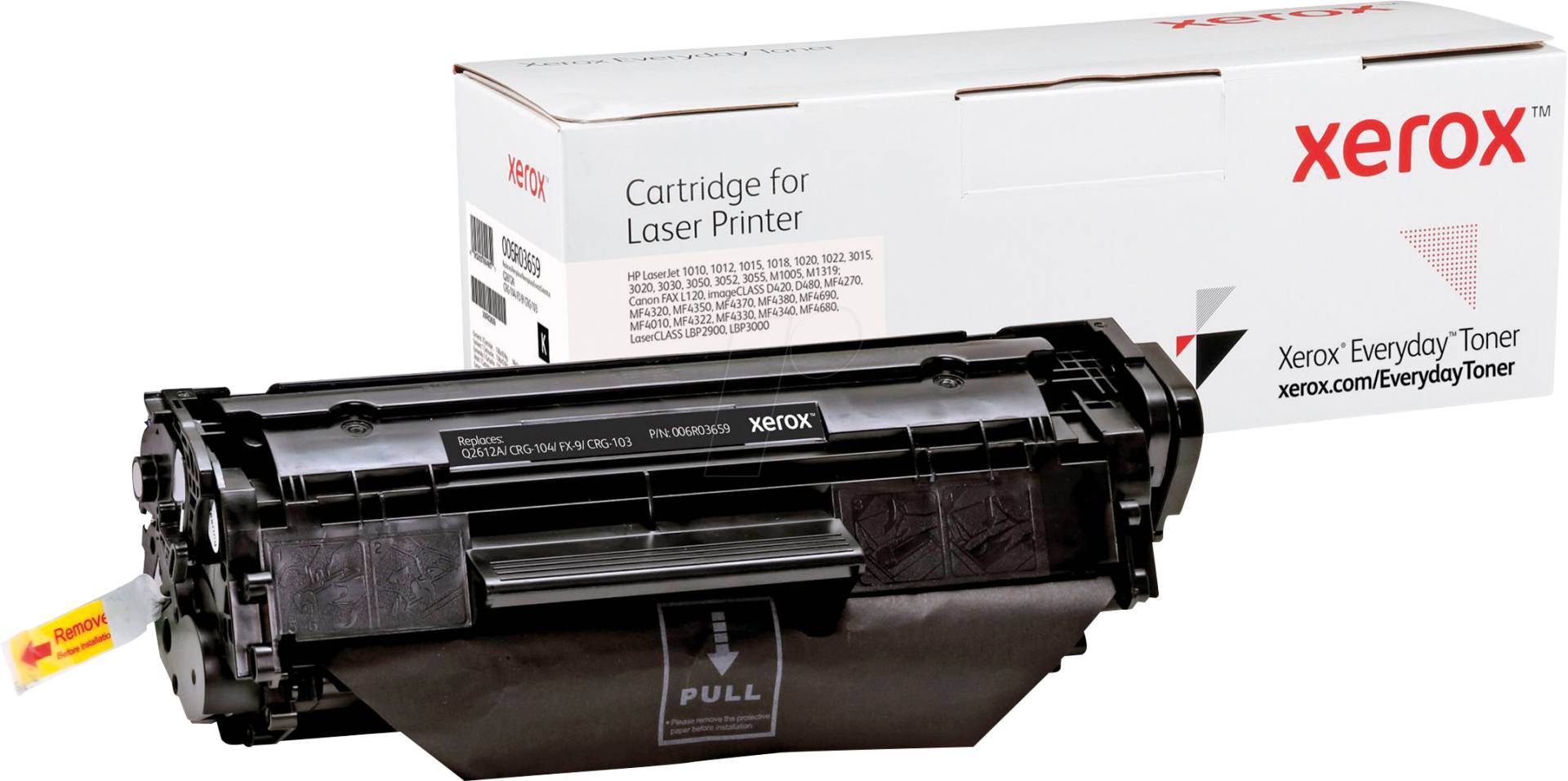 XEROX 006R03659 - Toner, schwarz, 12A, rebuilt, HP von Xerox