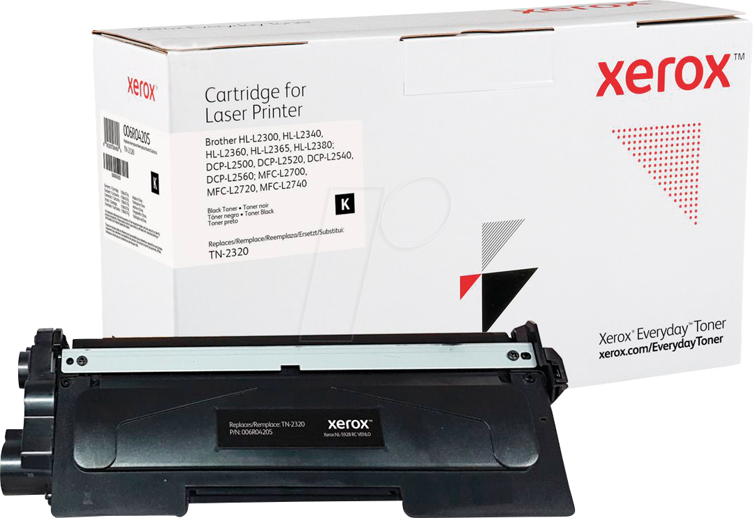 XEROX 006R04205 - Toner, Brother, schwarz, TN-2320, rebuilt von Xerox