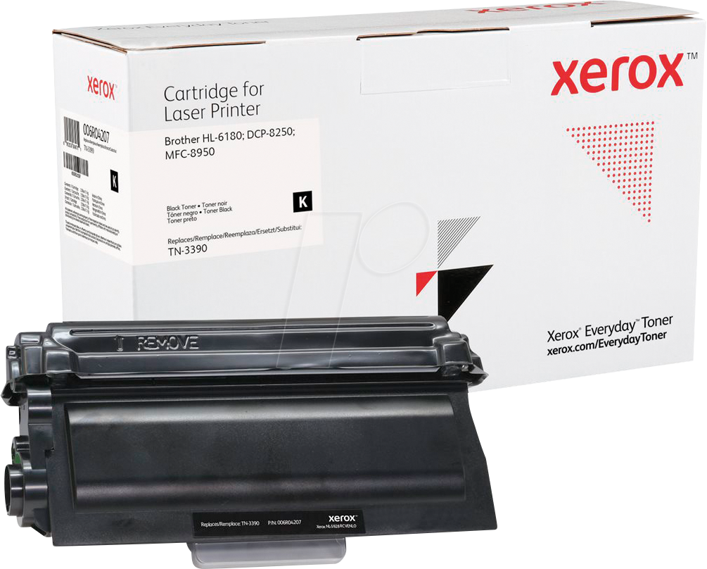 XEROX 006R04207 - Toner, Brother, schwarz, TN-3390, rebuilt von Xerox