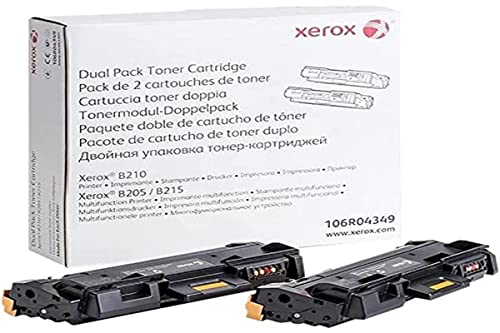 XEROX 106R04349 B210 B205 B215 DUALPACK SİYAH Toner ORJİNAL 2 x 3.000 SAYFA von Xerox