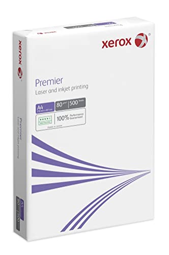 Xerox 003R91720 Premier Kopierpapier Druckerpapier Universalpapier DIN A4, 80 g/m², 500 Blatt, weiß von Xerox