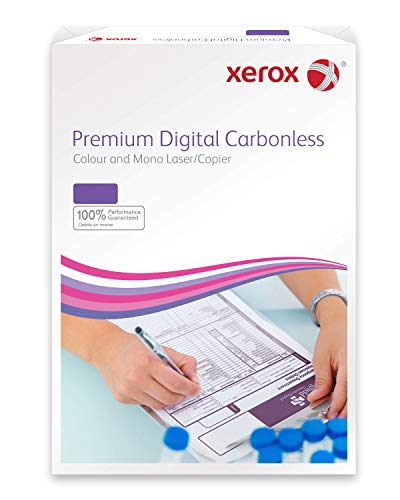 Xerox 003R99108 NCR-Papier Digital- und Laserdrucker kohlenstoff-frei 3-teilig 167 Blatt weiß/gelb/pink von Xerox