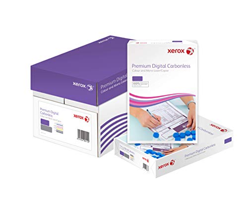 Xerox 003R99108 Premium Digital Selbstdurchschreibepapier, 3 fach-Satz, vorsortiert Karton mit 5 Pack, weiß/gelb/rosa von Xerox