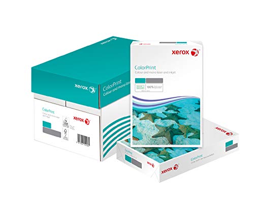 Xerox ColorPrint Premium Farblaser- Druckerpapier, weiß, 100 g/m², A4, FSC Mix credit, 1 Karton zu 4 Pakete (2000 Blatt), 003R95256 von XEROX