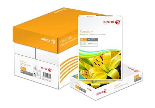 Xerox Colotech+, weiß, Kopierpapier holzfrei ECF, 90g/m², DIN A4, 5 x 500 Blatt von Xerox