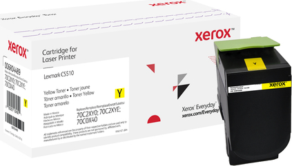 Xerox Everyday - Extrahohe Kapazität - Gelb - kompatibel - Tonerpatrone (Alternative zu: Lexmark 70C0X40, Lexmark 70C2XY0, Lexmark 70C2XYE) - für Lexmark CS510de, CS510dte (006R04489) von Xerox