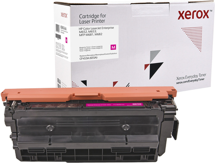 Xerox Everyday - Magenta - kompatibel - Tonerpatrone (Alternative zu: HP 655A, HP CF453A) - Green World Alliance Rückgabeprogramm - für HP Color LaserJet Enterprise M652, M653, LaserJet Enterprise Flow MFP M681, MFP M682 (006R04346) von Xerox
