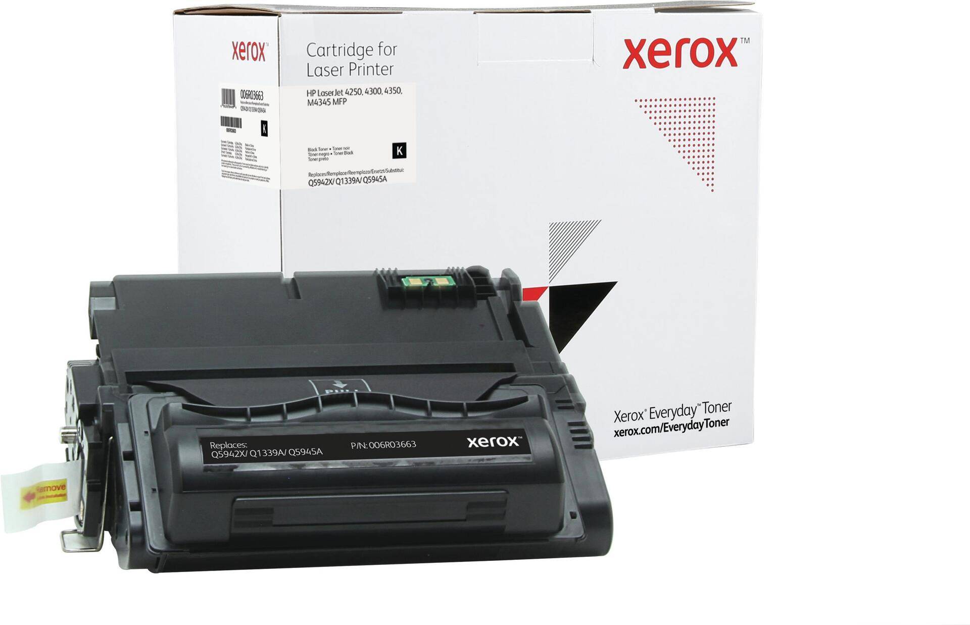 Xerox Everyday - Toner Schwarz - ersetzt HP 42X / 39A / 45A für HP LaserJet 4250, 4300, 4350, M4345 MFP Xerox Everyday - Toner Schwarz - ersetzt HP 42X / 39A / 45A für HP LaserJet 4250, 4300, 4350, M4345 MFP von Xerox