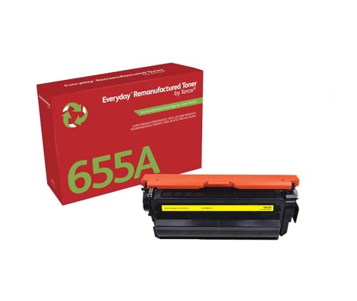 Xerox Everyday Toner einzeln ersetzt HP 655A (CF452A) Gelb 10500 Seiten Kompatibel Toner von Xerox