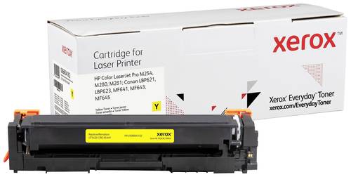 Xerox Toner ersetzt HP 202X (CF542X/CRG-054HY) Kompatibel Gelb 2500 Seiten Everyday 006R04182 von Xerox