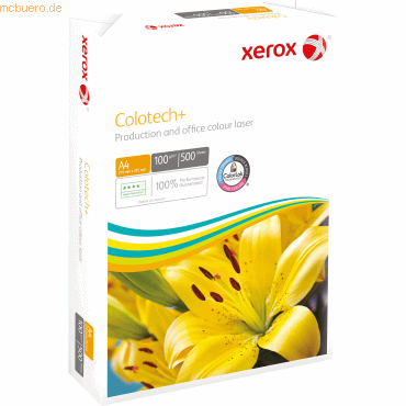 Xerox Kopierpapier COLOTECH+ 003R99004 A4 100g weiß 2000 Blatt /Pack. Xerox Kopierpapier COLOTECH+ 003R99004 A4 100g weiß 2000 Blatt /Pack. von Xerox