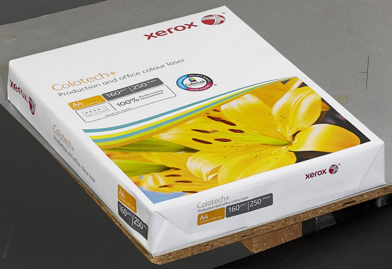 Xerox Laserpapier Xerox Papier Colotech+ A4,160g DIN A4 160 g/m² von Xerox
