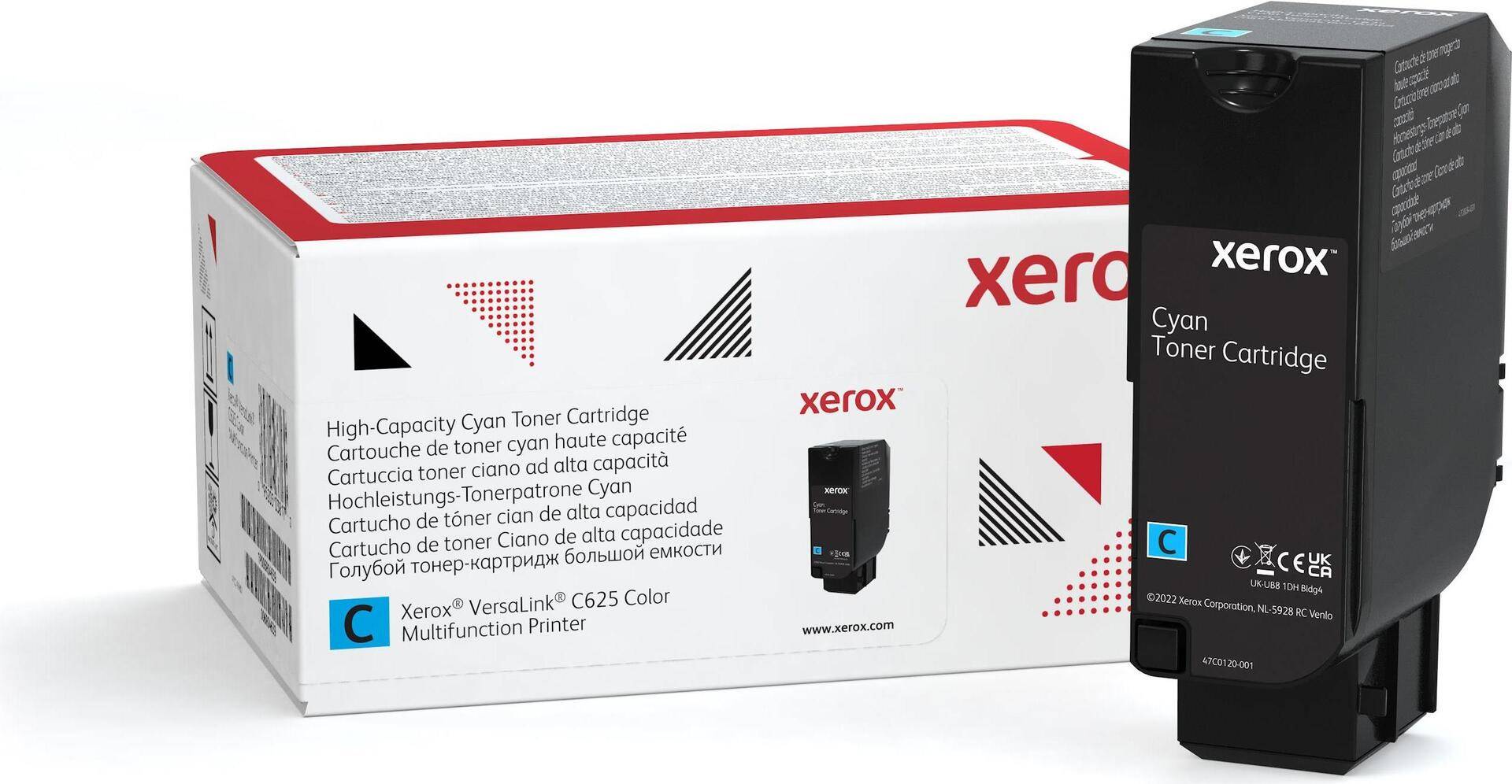 Xerox - Mit hoher Kapazität - Cyan - original - Box - Tonerpatrone - für VersaLink C625 Xerox - Mit hoher Kapazität - Cyan - original - Box - Tonerpatrone - für VersaLink C625 von Xerox