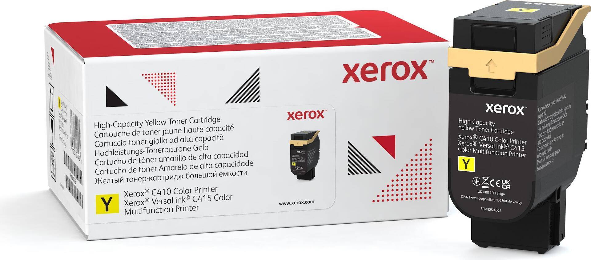 Xerox - Mit hoher Kapazität - Gelb - original - Box - Tonerpatrone Use and Return - für Xerox C410, VersaLink C415/DN Xerox - Mit hoher Kapazität - Gelb - original - Box - Tonerpatrone Use and Return - für Xerox C410, VersaLink C415/DN von Xerox