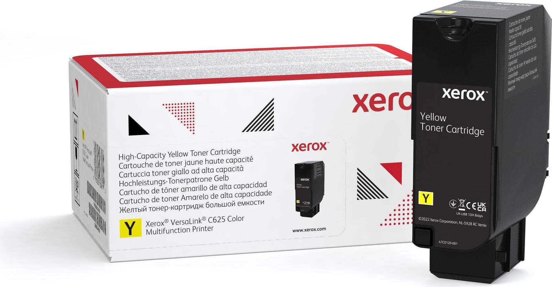 Xerox - Mit hoher Kapazität - Gelb - original - Box - Tonerpatrone - für VersaLink C625 Xerox - Mit hoher Kapazität - Gelb - original - Box - Tonerpatrone - für VersaLink C625 von Xerox