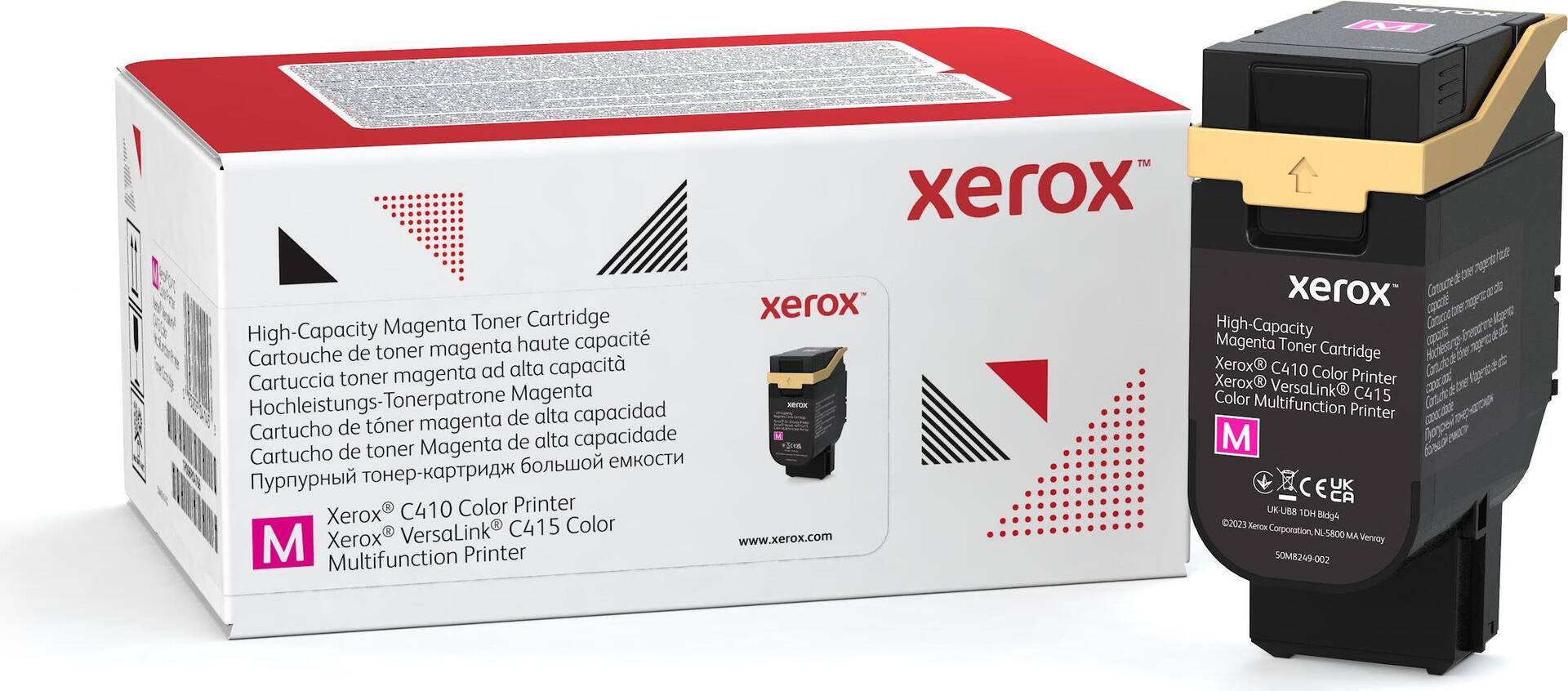 Xerox - Mit hoher Kapazität - Magenta - original - Box - Tonerpatrone Use and Return - für Xerox C410, VersaLink C415/DN von Xerox