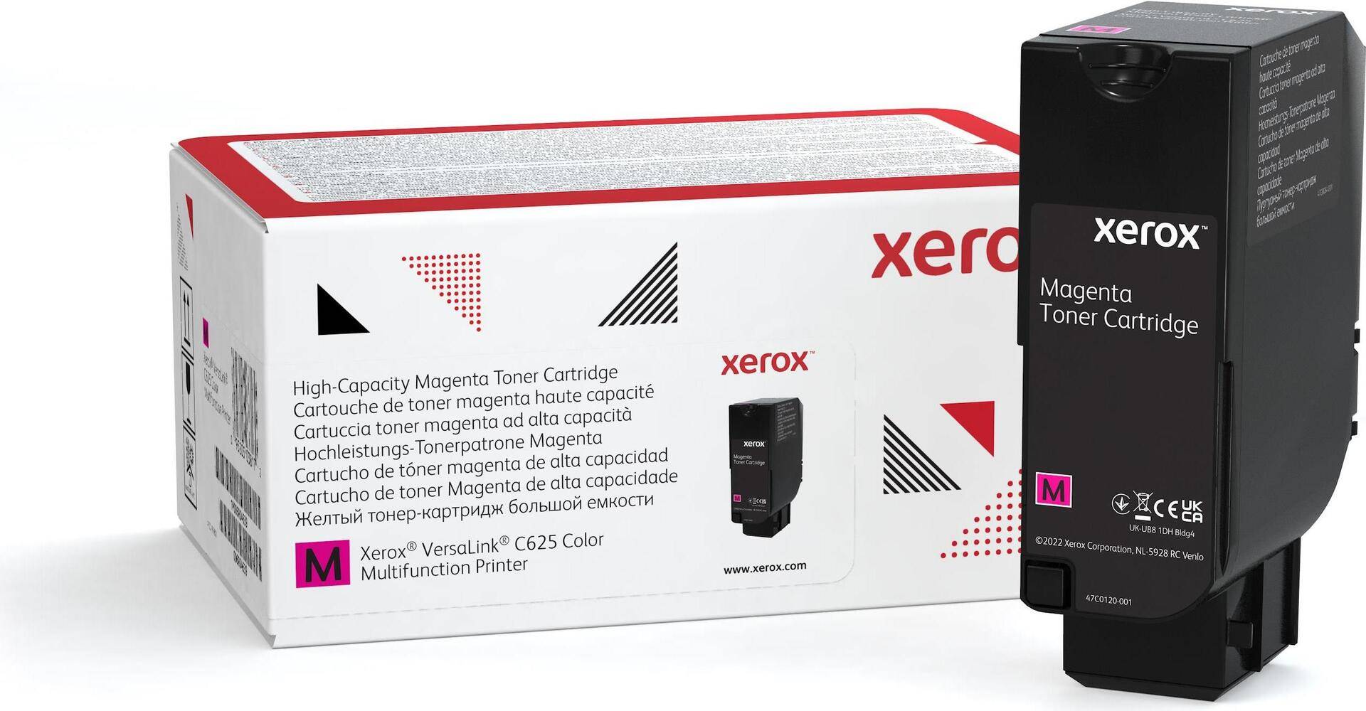 Xerox - Mit hoher Kapazität - Magenta - original - Box - Tonerpatrone - für VersaLink C625 Xerox - Mit hoher Kapazität - Magenta - original - Box - Tonerpatrone - für VersaLink C625 von Xerox