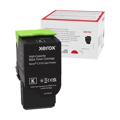 Xerox Original C310 / C315 Schwarz mit hoher Kapazität Tonerpatrone (8,000 Seiten) - 006R04364 von Xerox