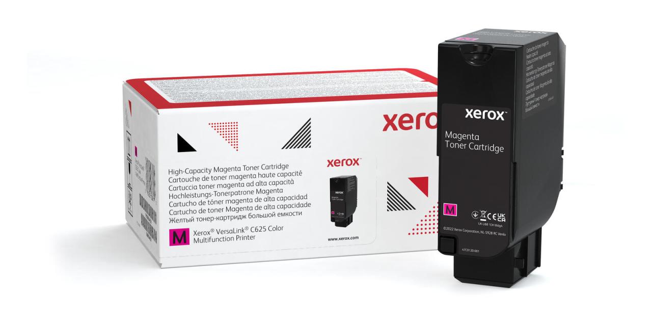 Xerox Original C625 Toner hohe Kapazität - magenta 16.000 Seiten (006R04638) von Xerox