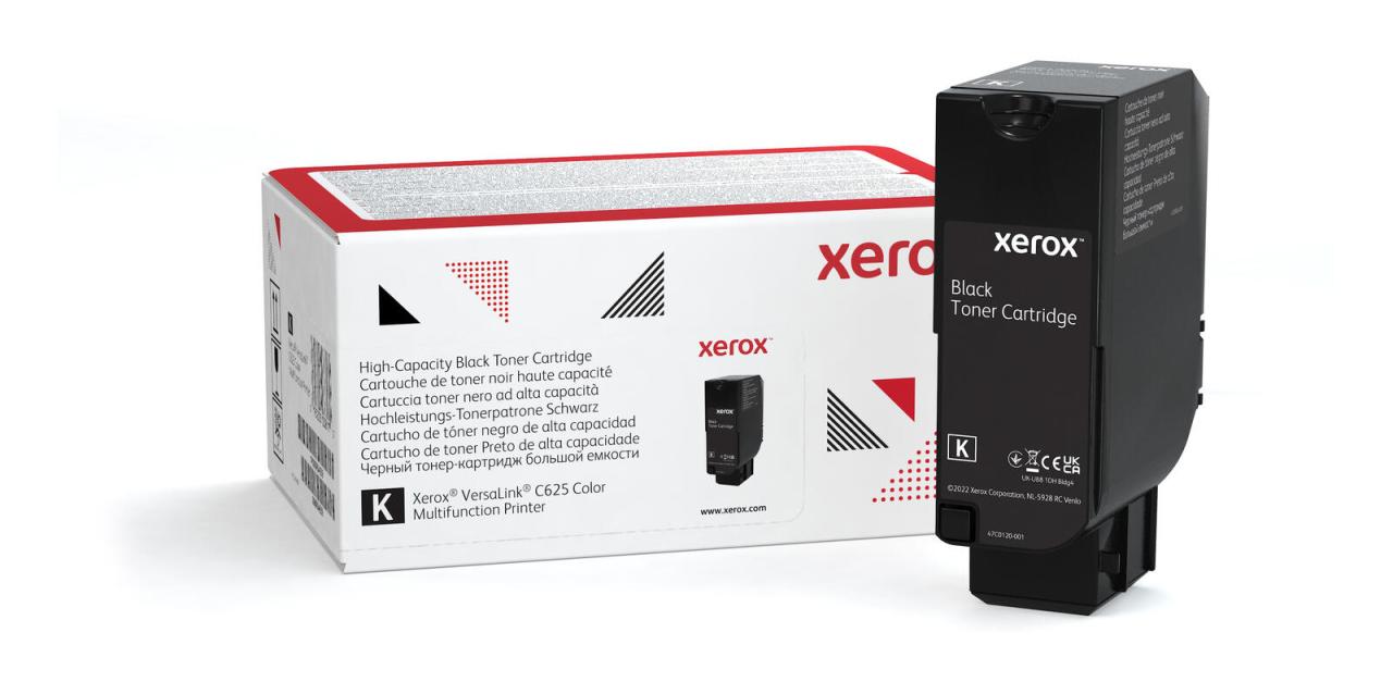 Xerox Original C625 Toner hohe Kapazität - schwarz 25.000 Seiten (006R04636) von Xerox