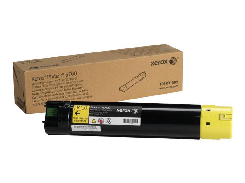 Xerox Original Toner gelb 12.000 Seiten für Phaser 6700 (106R01509) von Xerox